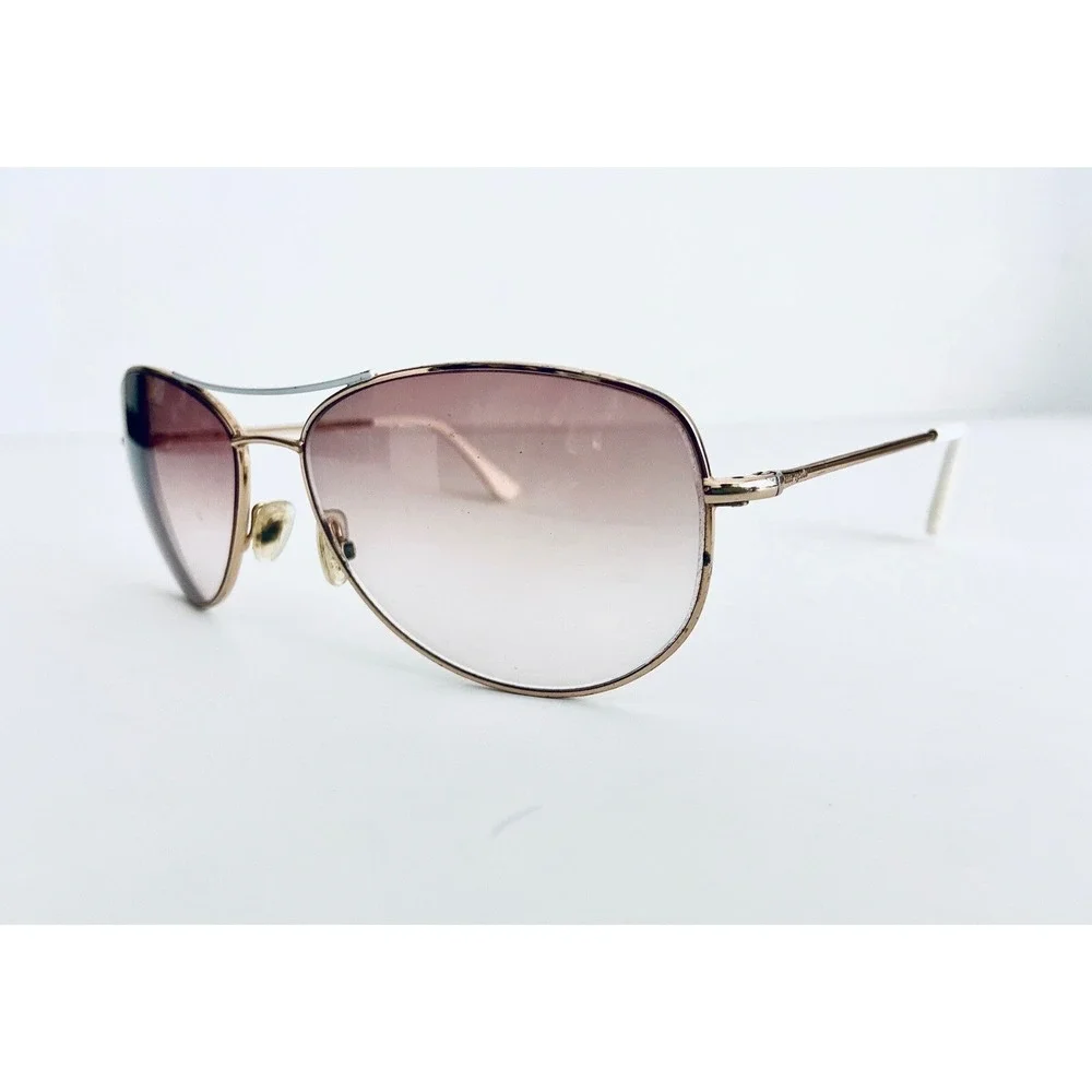 Kate Spade NY Gold & White Aviator Frame Temple Glasses Ally 3/S 0DX4 60 15 135